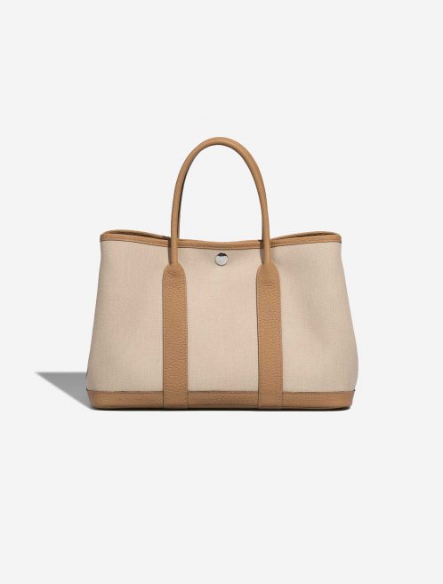 Hermès GardenParty 30 Beton-Biscuit Front  | Sell your designer bag on Saclab.com