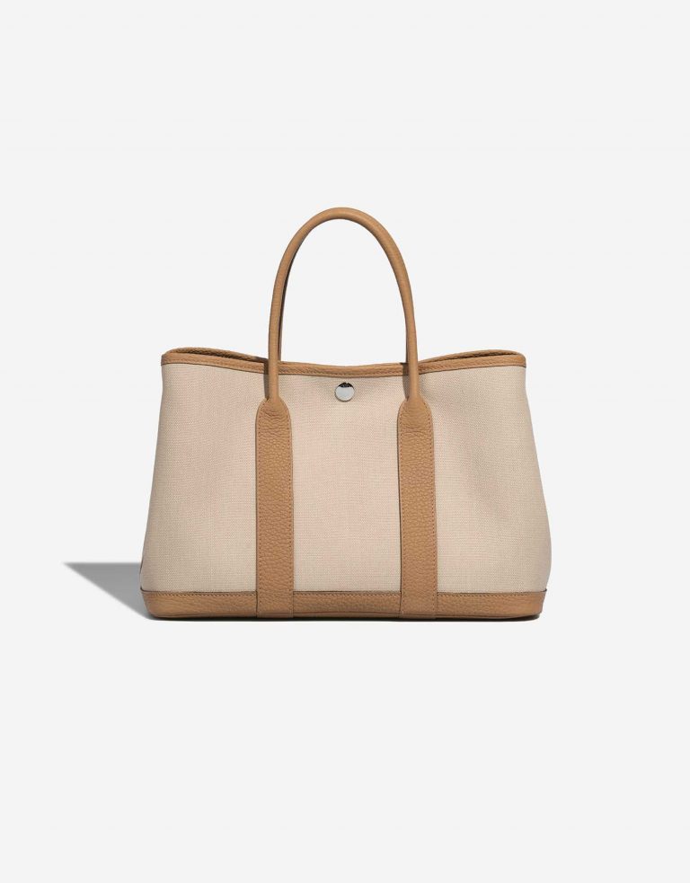 Hermès GardenParty 30 Beton-Biscuit Front  | Sell your designer bag on Saclab.com