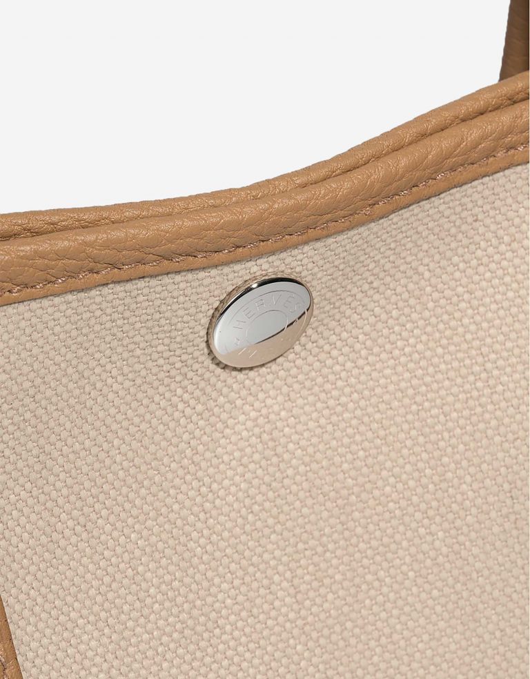 Hermès GardenParty 30 Beton-Biscuit Closing System  | Sell your designer bag on Saclab.com