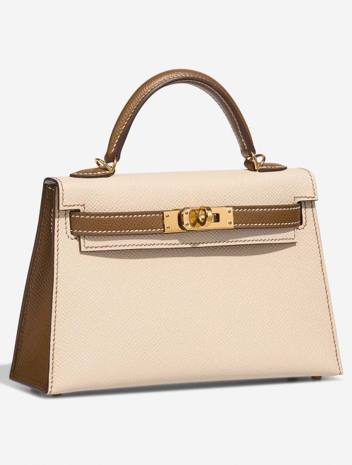 Hermès KellyHSS Mini Craie Side Front  | Sell your designer bag on Saclab.com