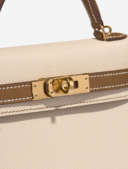 Hermès KellyHSS Mini Craie Closing System  | Sell your designer bag on Saclab.com