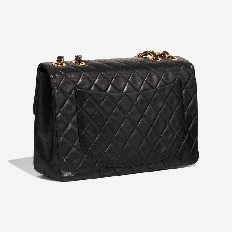 Chanel Timeless Maxi Black Side Back | Sell your designer bag on Saclab.com