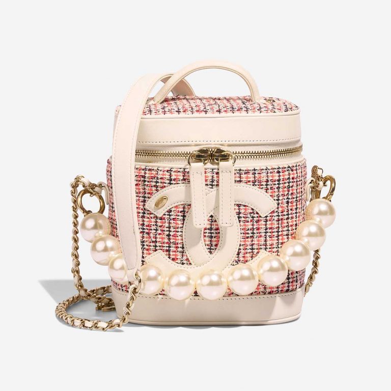 Chanel Vanity Onesize White-Blue-Red Front  1 S | Sell your designer bag on Saclab.com