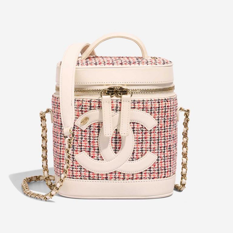 Chanel Vanity Onesize White-Blue-Red Front S | Sell your designer bag on Saclab.com