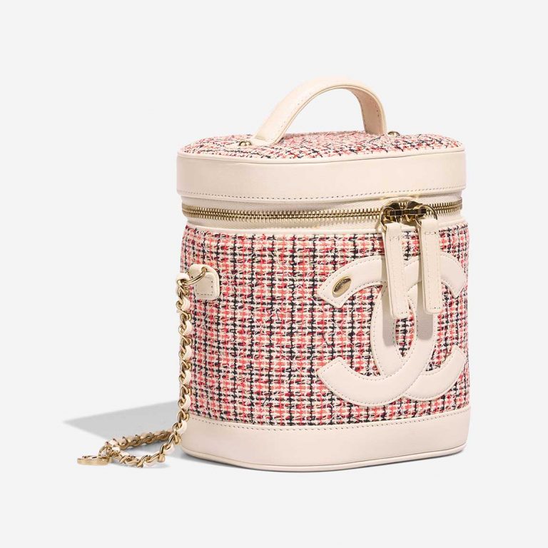 Chanel Vanity Onesize White-Blue-Red Side Front  | Sell your designer bag on Saclab.com