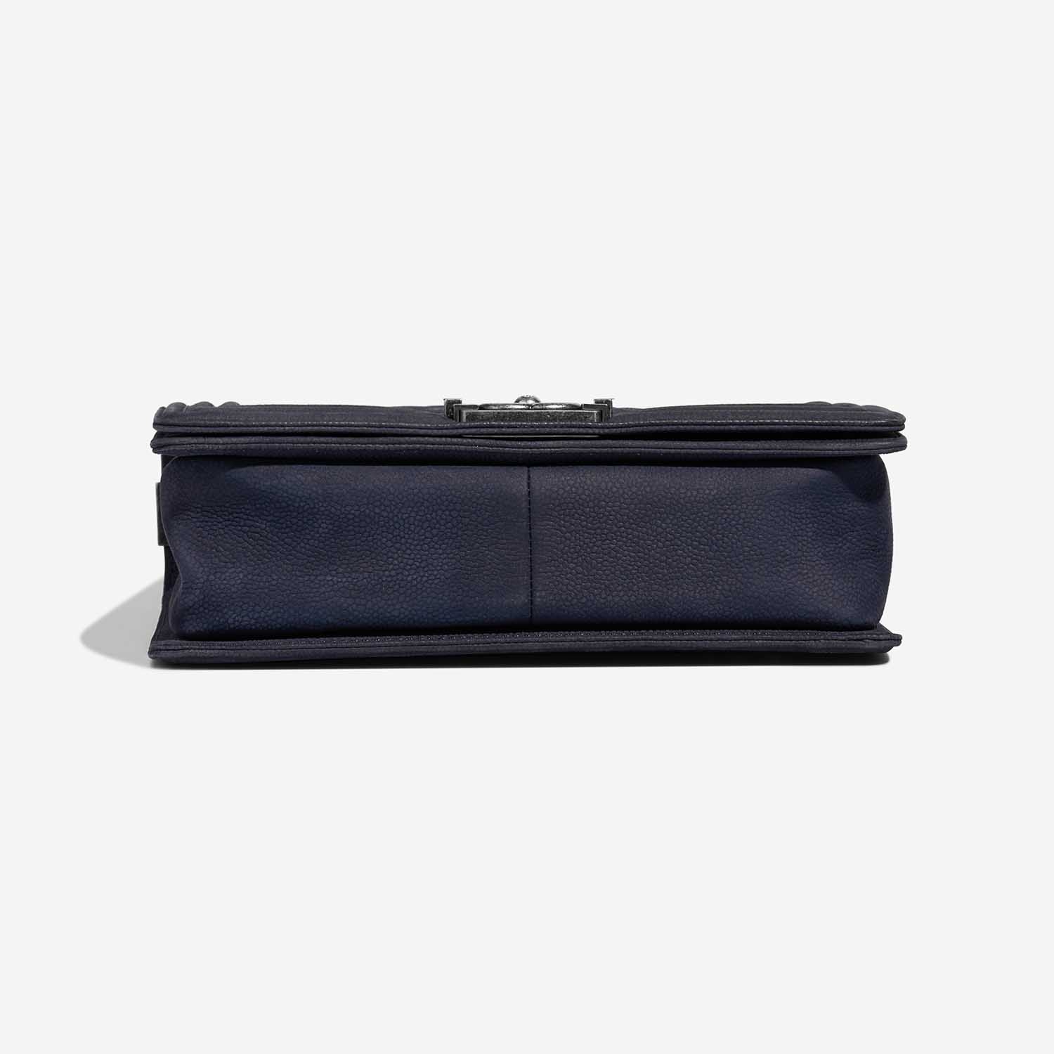 Chanel Boy Old Medium Matte Caviar Dark Blue | SACLÀB