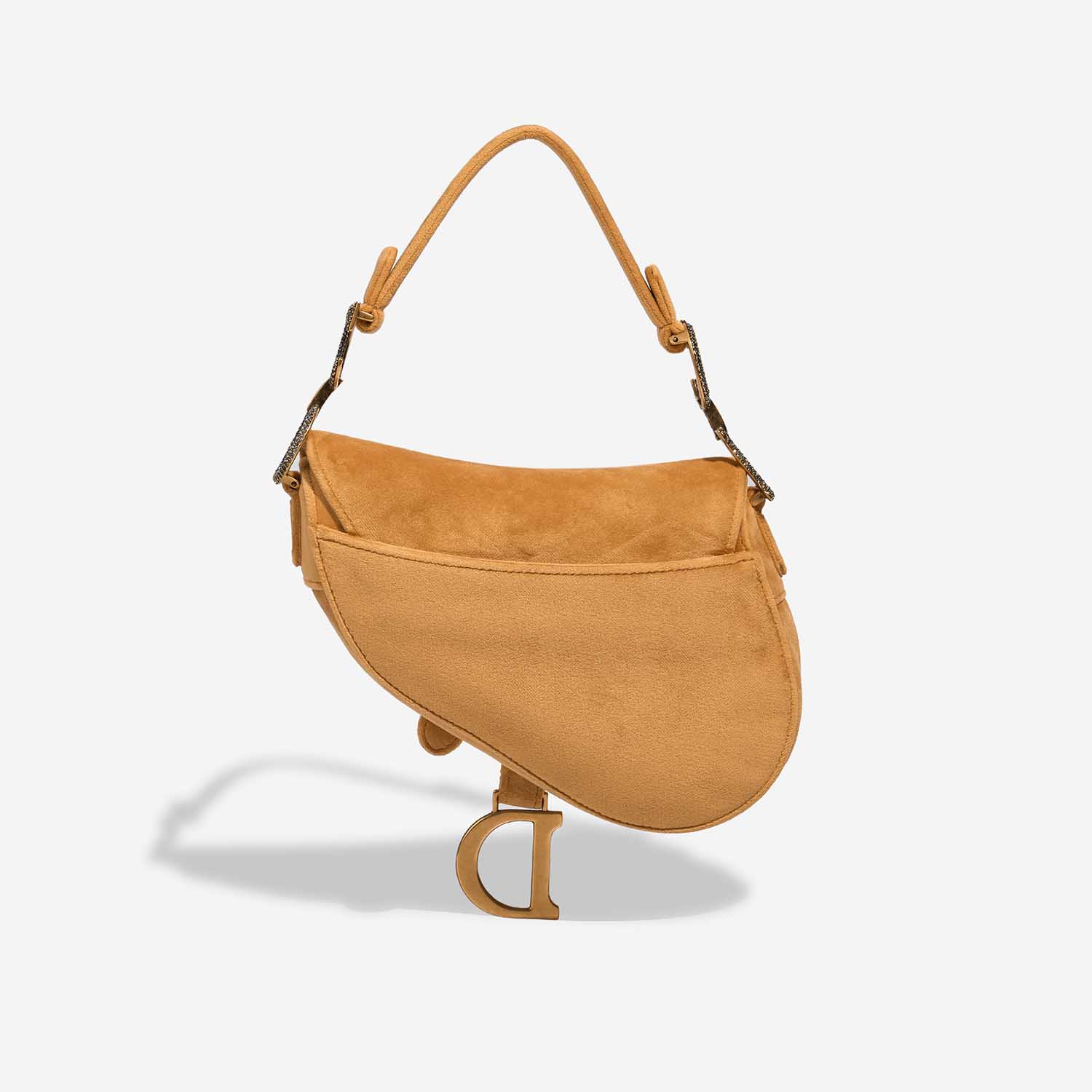 Dior Saddle Mini Velvet Camel | SACLÀB