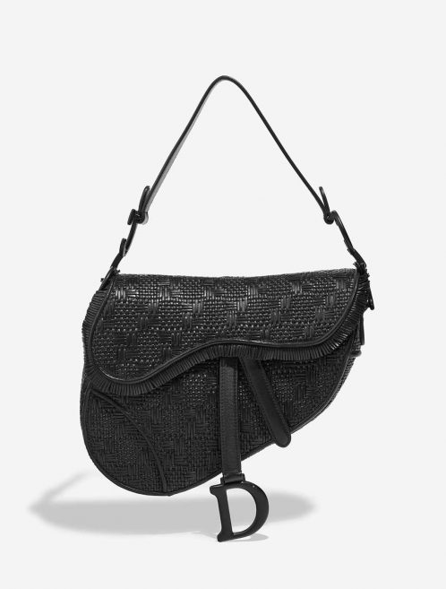 Dior Saddle Medium Black Front  S | Sell your designer bag on Saclab.com
