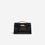 Hermès Kelly Pochette Black Front  | Sell your designer bag on Saclab.com
