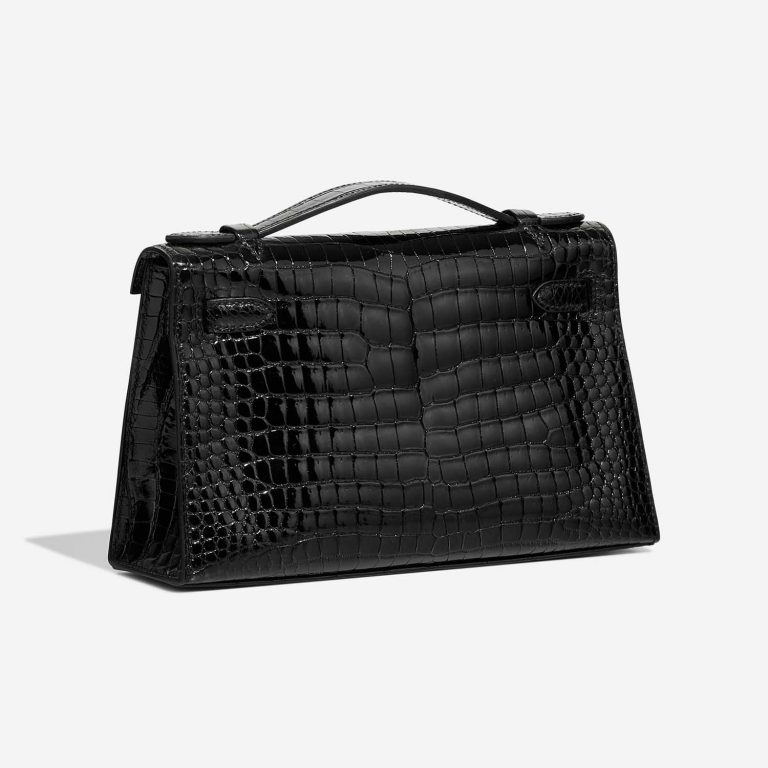 Hermès Kelly Pochette Black Side Back | Sell your designer bag on Saclab.com