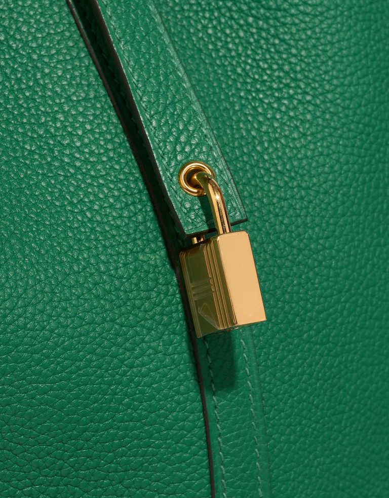 Hermès Picotin 22 Taurillon Clémence Vert Jade Closing System | Sell your designer bag