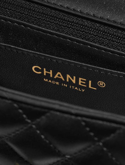 Chanel Timeless Mini Square Lamb Black Logo | Sell your designer bag