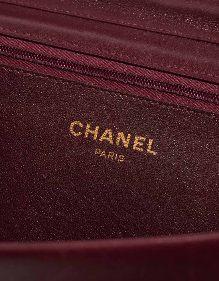Chanel Timeless Medium Lamb Burgundy Logo | Sell your designer bag