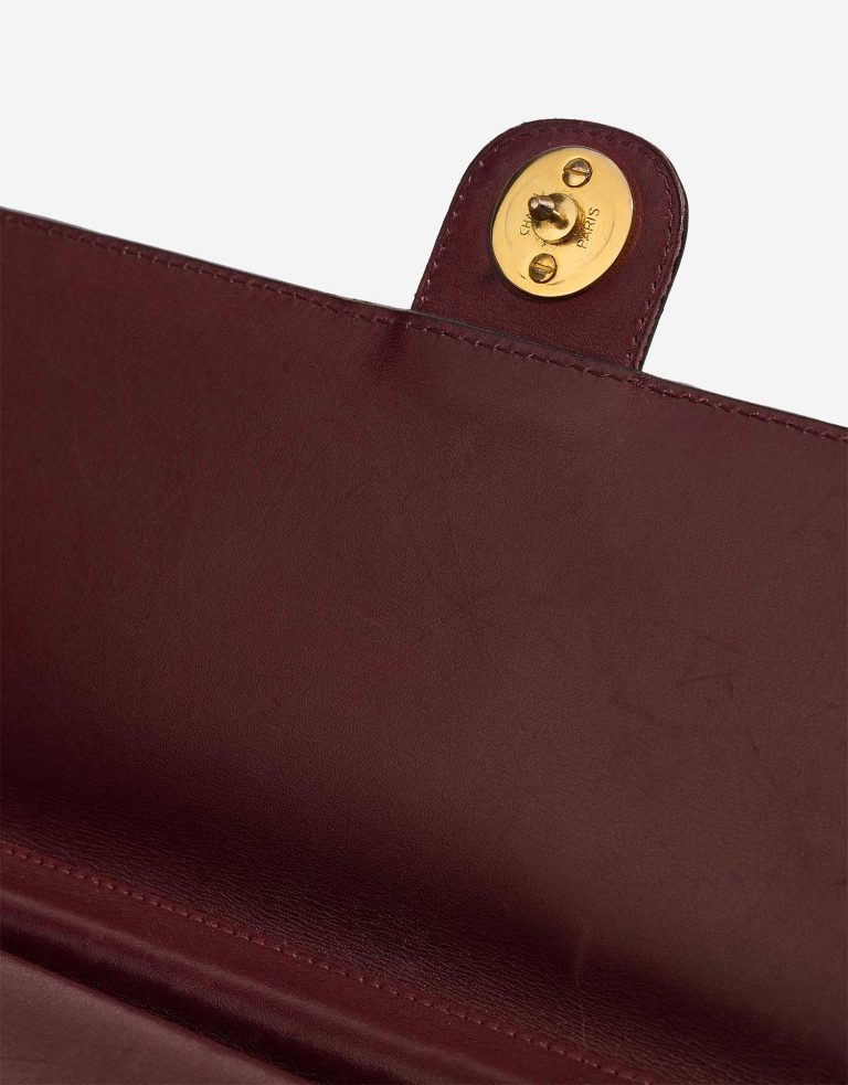 Chanel Timeless Medium Lamb Burgundy Signs of wear | Sell your designer bag