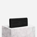 Hermès BirkinShadow Clutch Black Front  | Sell your designer bag on Saclab.com