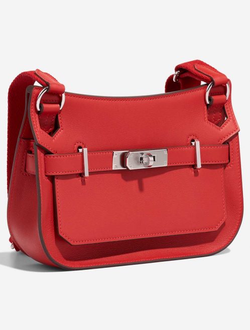Hermès Jypsiere Mini RougeVermillon Side Front  | Sell your designer bag on Saclab.com