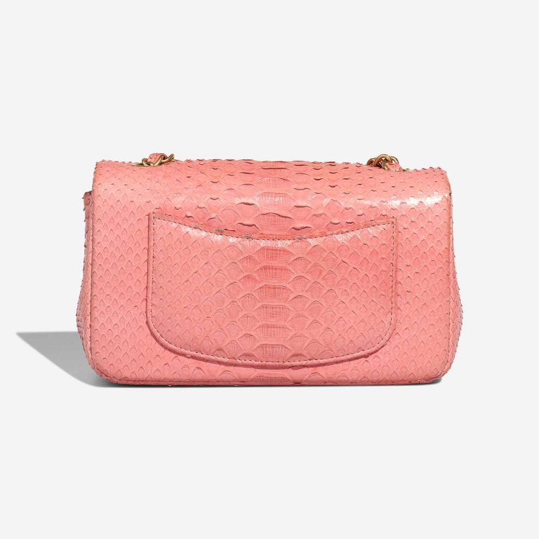 Chanel Timeless MiniRectangular DustyPink Back  | Sell your designer bag on Saclab.com