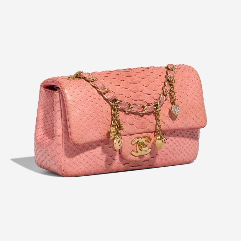 Chanel Timeless MiniRectangular DustyPink Side Front  | Sell your designer bag on Saclab.com