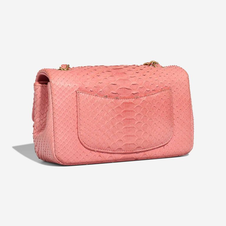 Chanel Timeless MiniRectangular DustyPink Side Back | Sell your designer bag on Saclab.com
