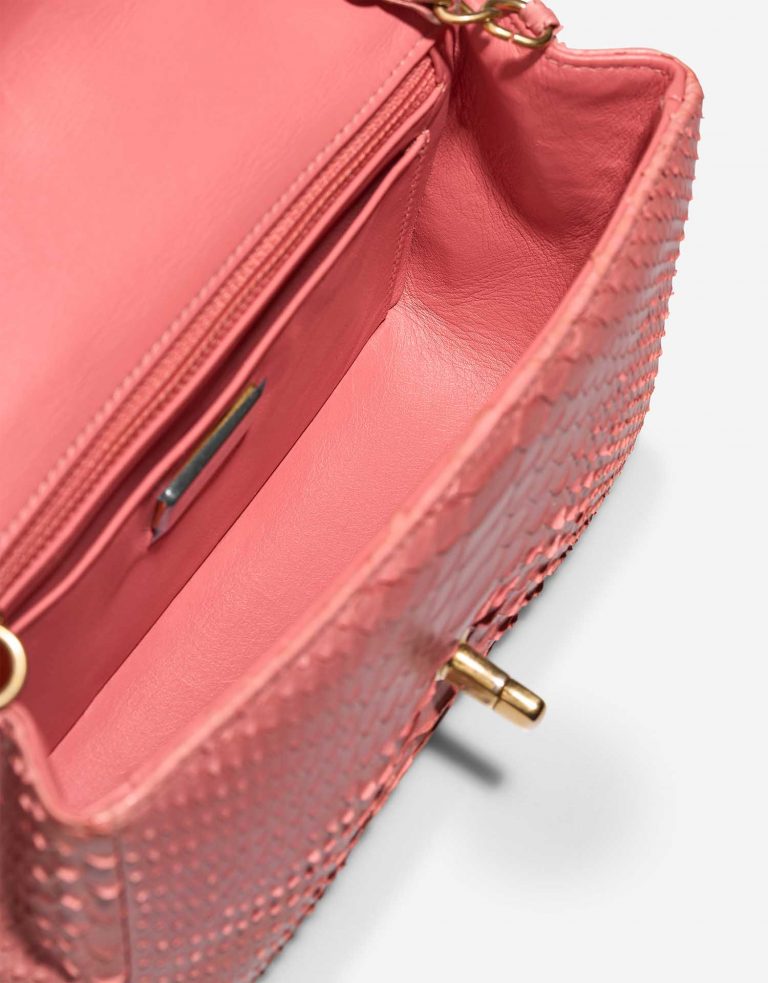 Chanel Timeless MiniRectangular DustyPink Inside  | Sell your designer bag on Saclab.com