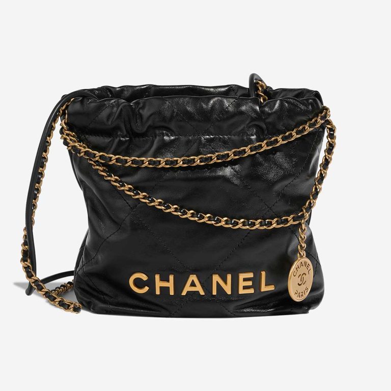 Chanel 22 Mini Calf Black Front | Sell your designer bag