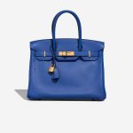 Hermès Birkin 30 BleuDeFrance Front  | Sell your designer bag on Saclab.com