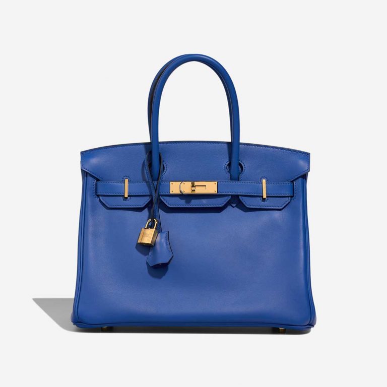 Hermès Birkin 30 BleuDeFrance Front  S | Sell your designer bag on Saclab.com