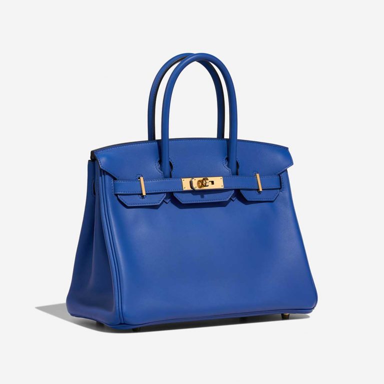 Hermès Birkin 30 BleuDeFrance Side Front  | Sell your designer bag on Saclab.com