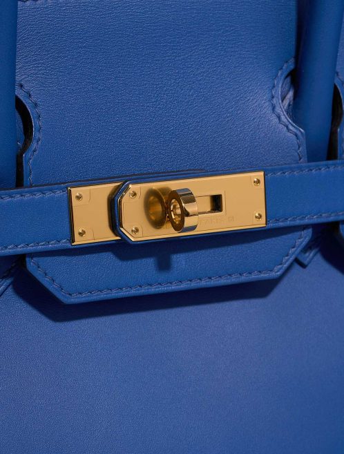 Hermès Birkin 30 BleuDeFrance Closing System  | Sell your designer bag on Saclab.com