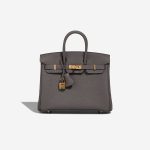 Hermès Birkin 25 Togo Gris Meyer  Front | Sell your designer bag