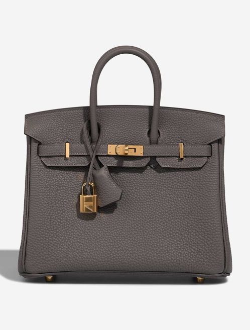 Hermès Birkin 25 Togo Gris Meyer  Front | Sell your designer bag