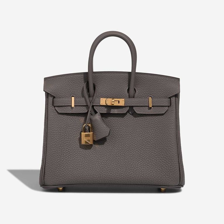 Hermès Birkin 25 Togo Gris Meyer  Front | Sell your designer bag