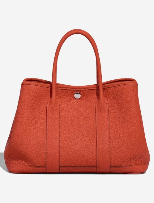 Hermès Garden Party 30 Veau Négonda Capucine Front | Sell your designer bag