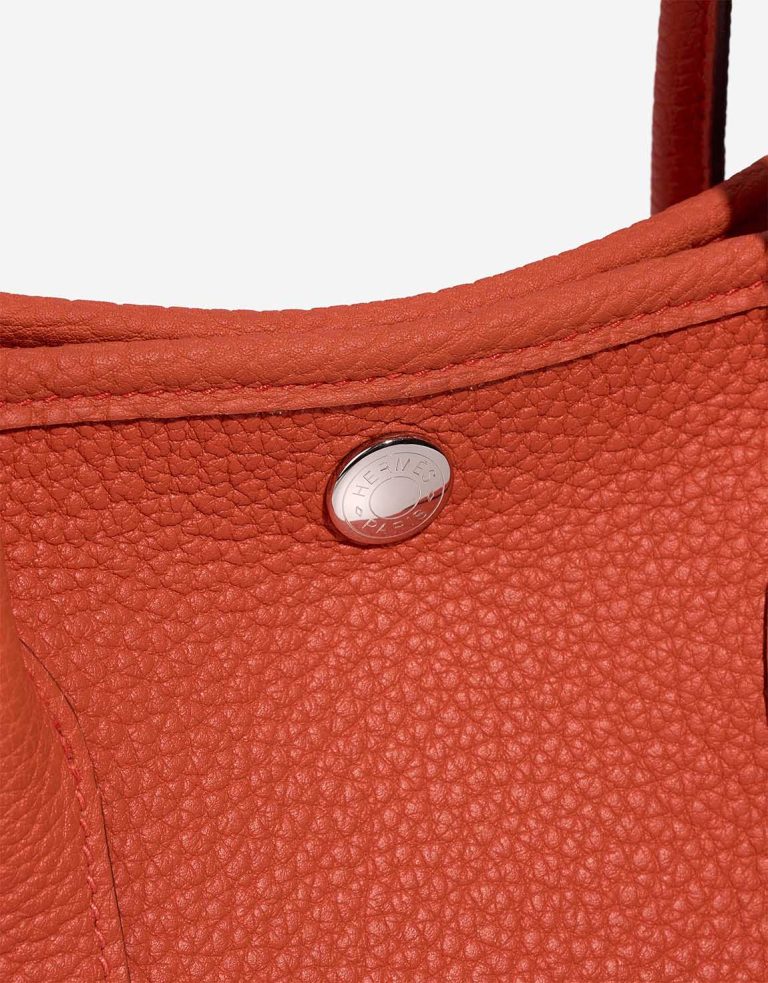 Hermès Garden Party 30 Veau Négonda Capucine Closing System | Sell your designer bag