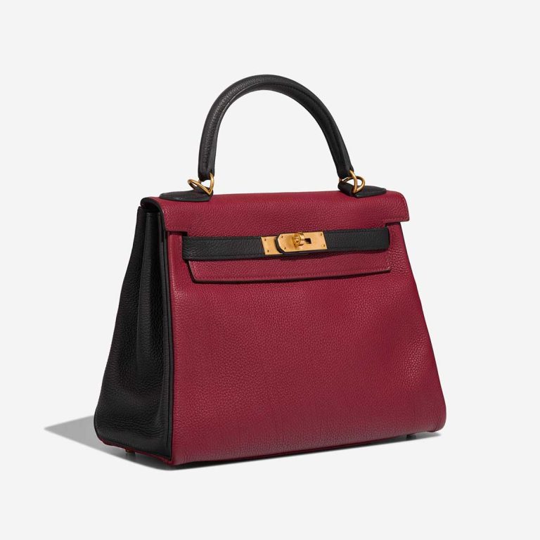 Hermès Kelly HSS 28 Togo Rubis / Black  | Sell your designer bag