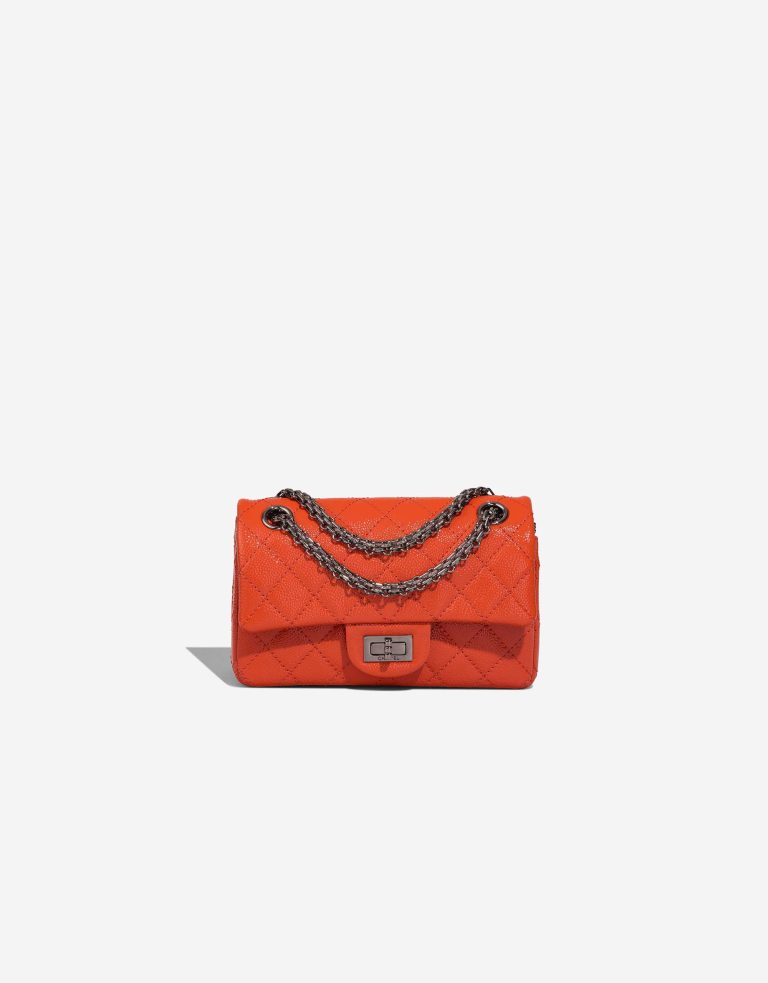 Chanel 2.55 Reissue 224 Patent Orange Front | Sell your designer bag