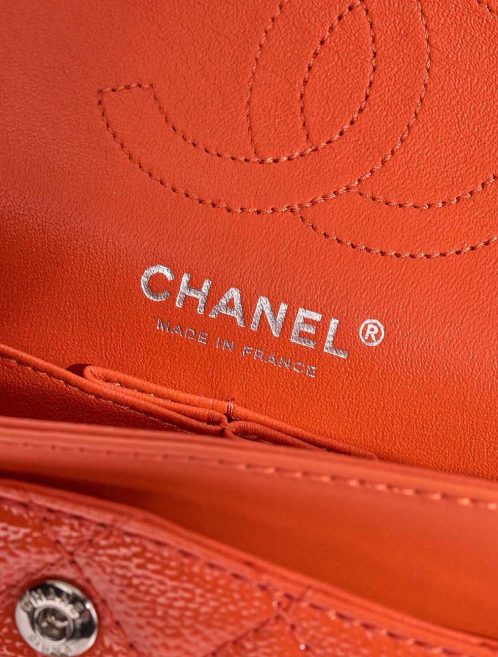 Chanel 2.55 Reissue 224 Patent Orange Logo | Sell your designer bag