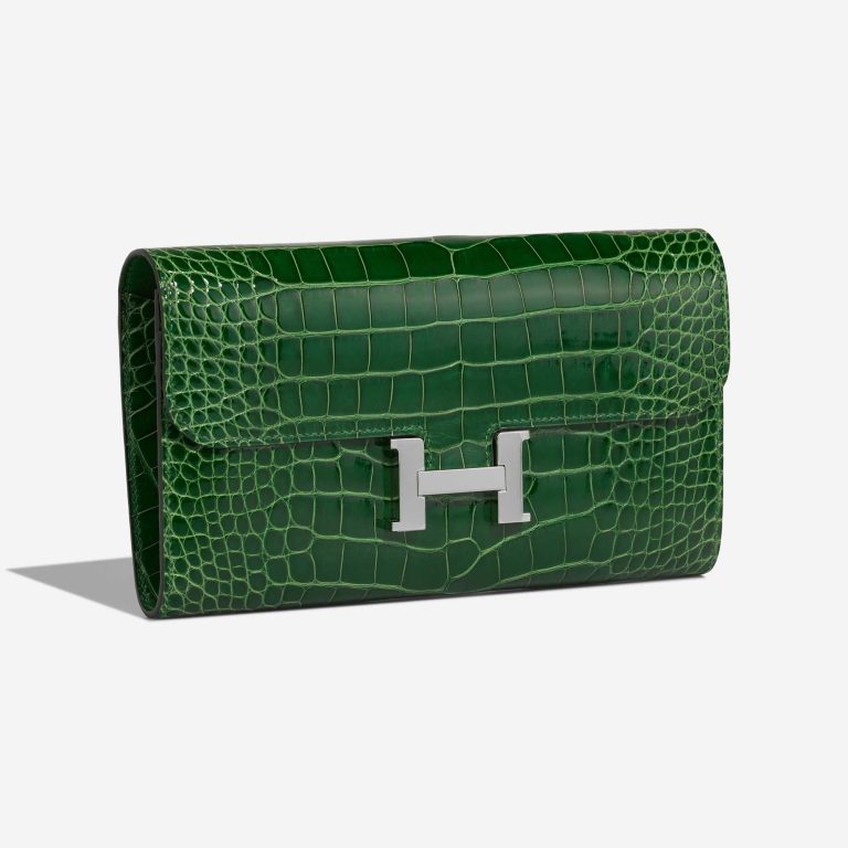 Hermès Constance Long Wallet Alligator Mississippi Vert Cactus | Sell your designer bag