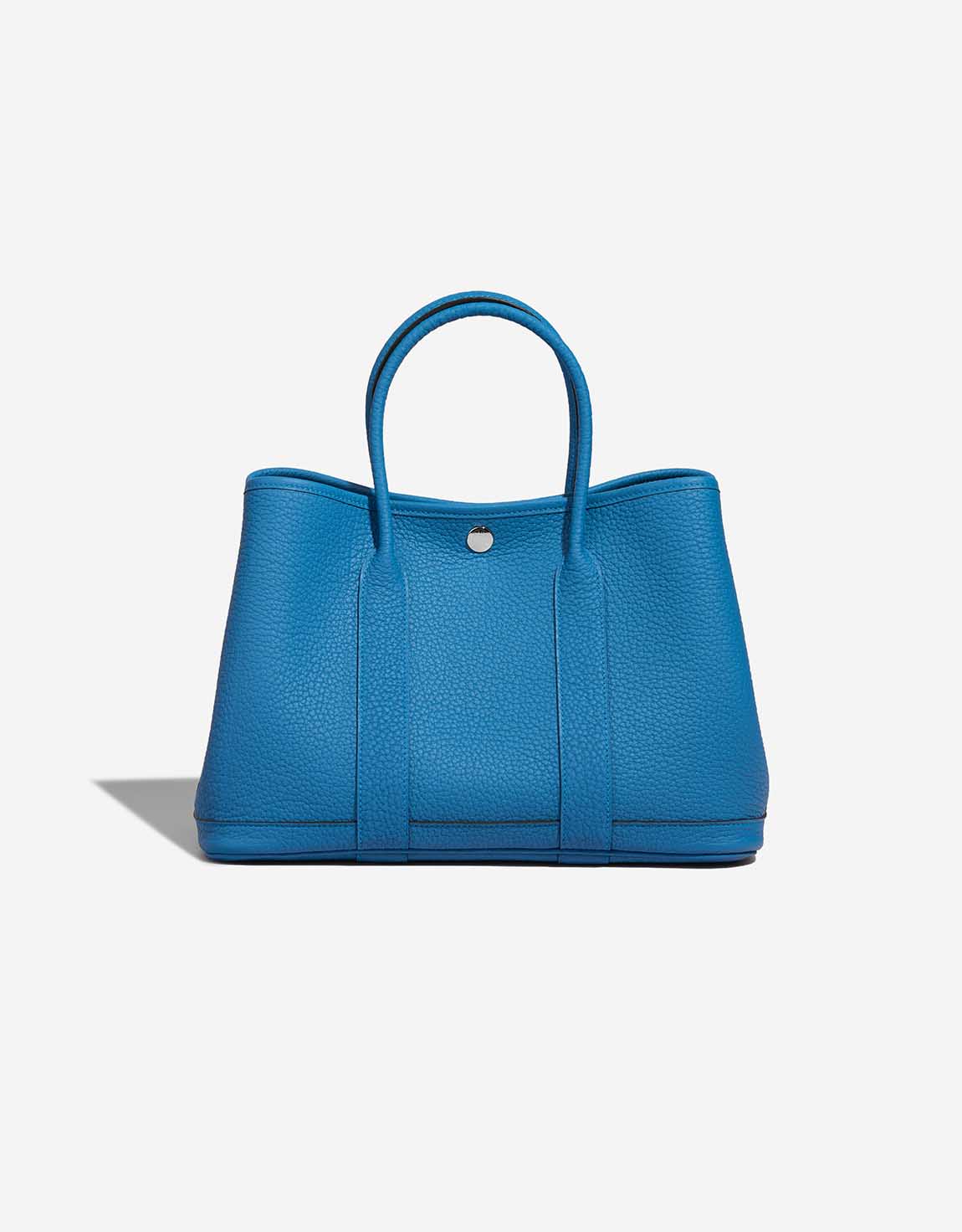 エルメス GARDEN PARTY 30 / bleu zanzibar Hermès Garden Party 30 Veau Négonda Bleu Zanzibar | SACLÀB