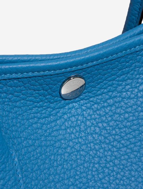 Hermès Garden Party 30 Veau Négonda Bleu Zanzibar  Closing System | Sell your designer bag