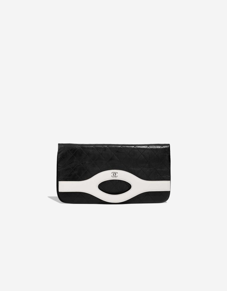 Chanel 31 Clutch Aged Calf Black / White Front | Sell your designer bag