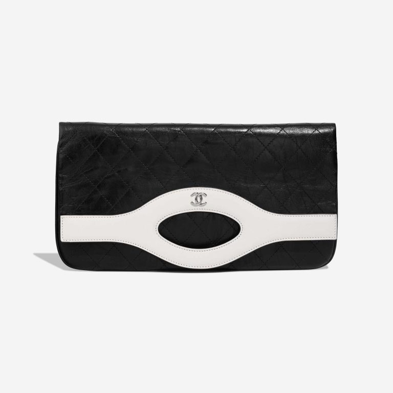 Chanel 31 Clutch Aged Calf Black / White Front | Sell your designer bag