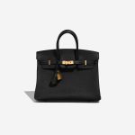 Hermès Birkin 25 Togo Black Front | Sell your designer bag