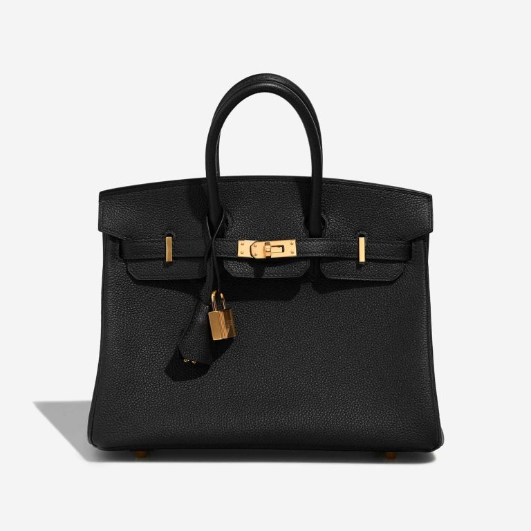 Hermès Birkin 25 Togo Black Front | Sell your designer bag
