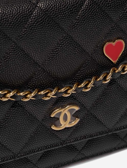 Chanel Timeless Wallet On Chain Caviar Black Closing System | Sell your designer bag