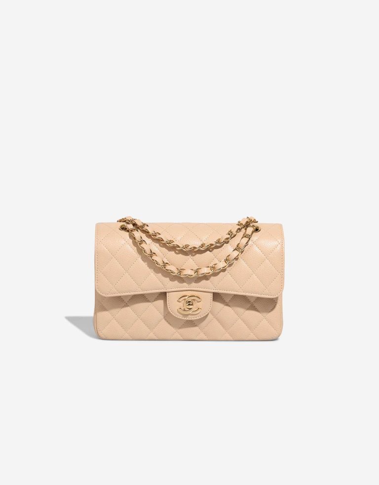 Chanel Timeless Small Caviar Beige Front | Sell your designer bag