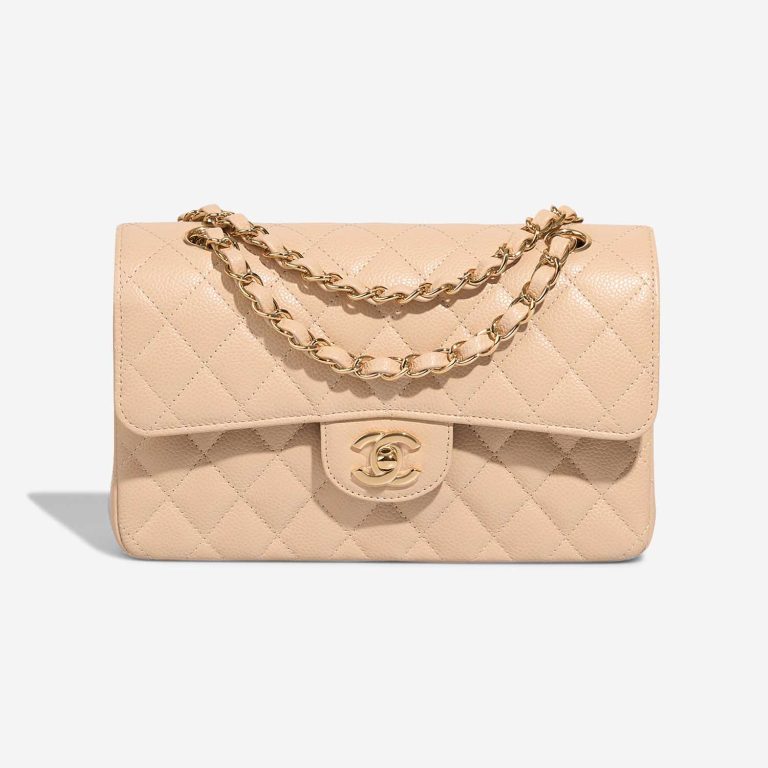 Chanel Timeless Small Caviar Beige Front | Sell your designer bag