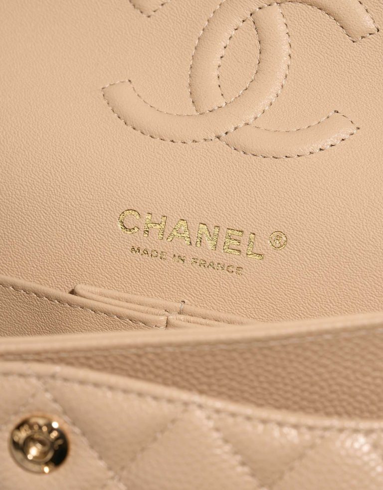 Chanel Timeless Small Caviar Beige Logo | Sell your designer bag
