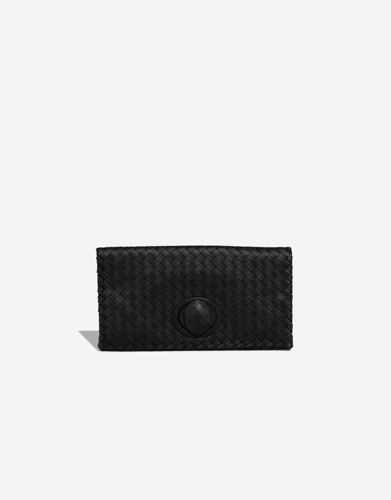 Bottega Veneta Clutch Calf Black Front | Sell your designer bag