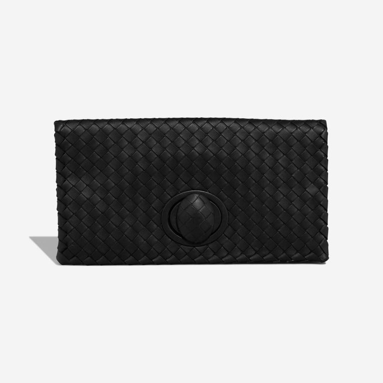 Bottega Veneta Clutch Calf Black Front | Sell your designer bag